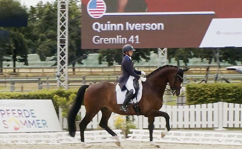 چهار نعل: Quinn Iverson با Gremlin 41 در Neustädter Pferdesommer CDI4* Grand Prix Special به پیروزی رسید