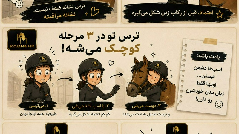 چهار نعل: From Fear to Trust: A Step-by-Step Guide to Overcoming Fear of Horses
