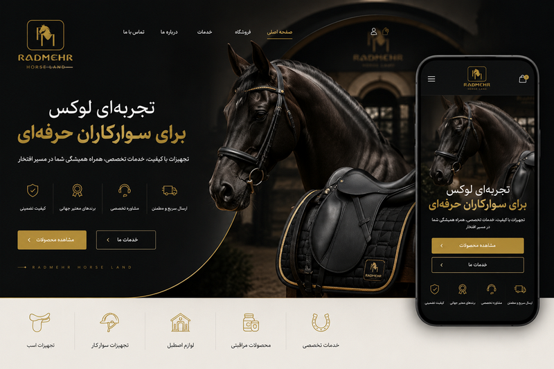 چهار نعل: رادمهر هورس لند