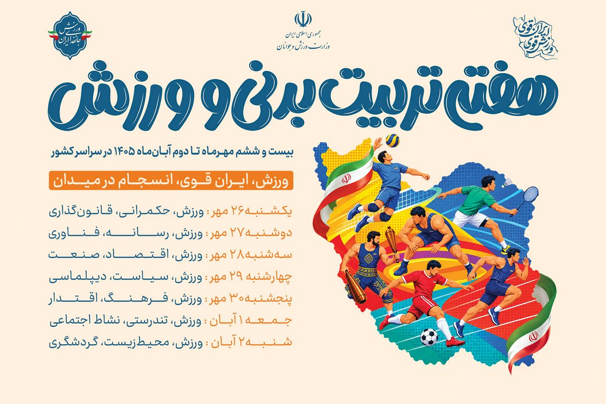 چهار نعل: پیام فدراسیون سوارکاری به مناسبت آغاز هفته تربیت بدنی و ورزش