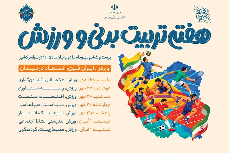 پیام فدراسیون سوارکاری به مناسبت آغاز هفته تربیت بدنی و ورزش