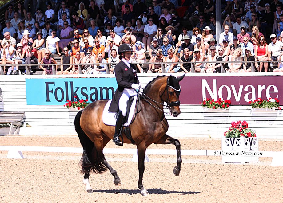 چهار نعل: پیروزی Cathrine Laudrup-Dufour با Mount St. John Freestyle در مسابقات Nations Cup Grand Prix Freestyle