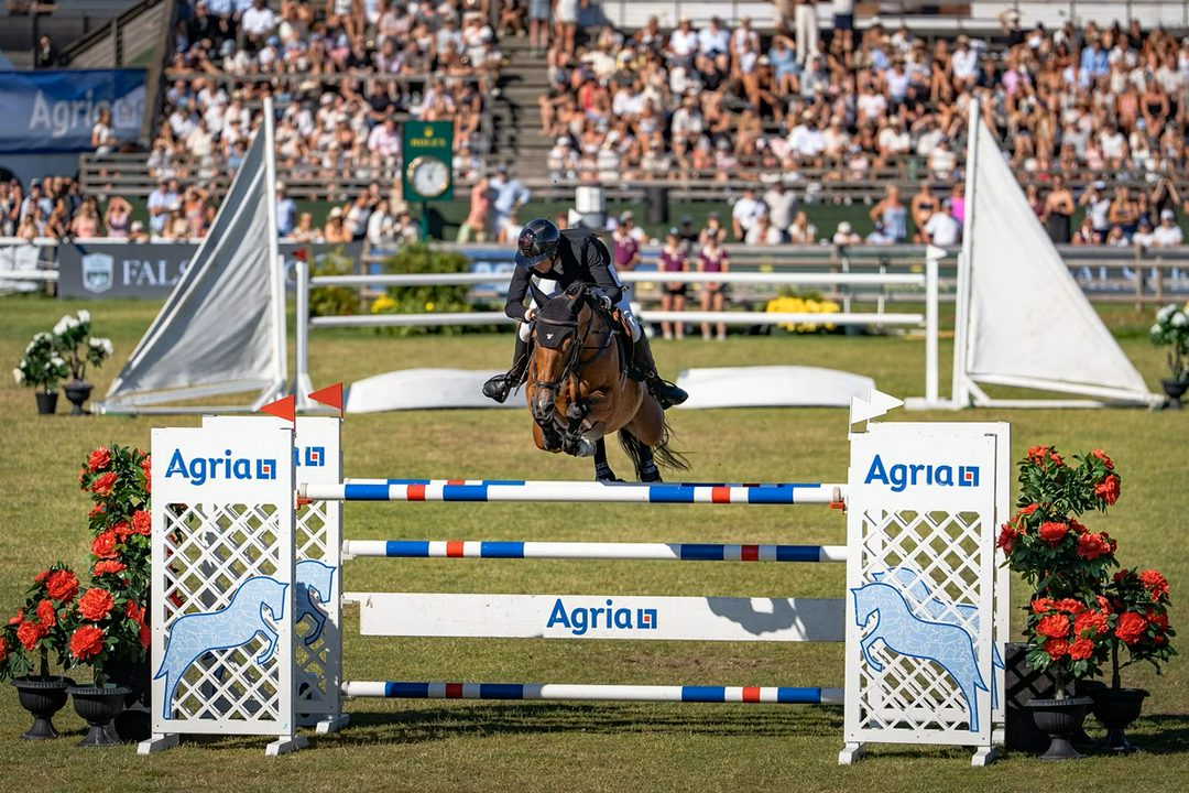 چهار نعل: Martin Fuchs با پیروزی در Falsterbo Derby 2026 عنوان قهرمانی را به دست آورد